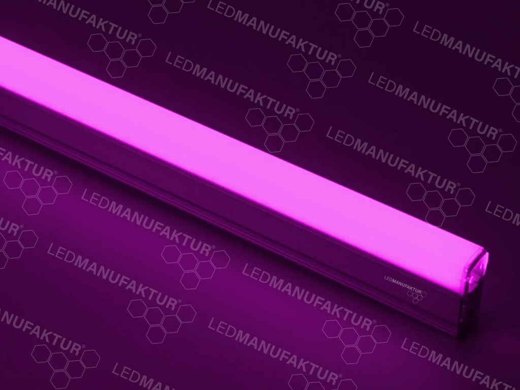 14-Grid Hexagon LED Leuchte Kaltweiß (6000K)  mit Rahmen - lila